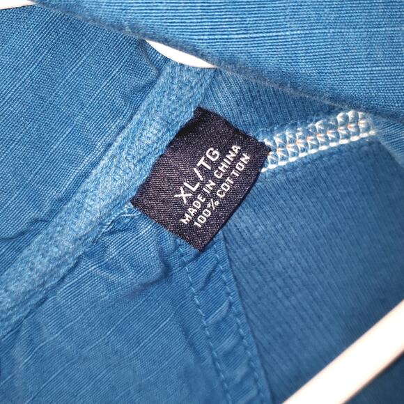 Tommy Bahama 1/4zip Sweatshirt XL - Picture 3 of 4